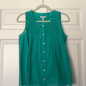 JCrew Green Blouse